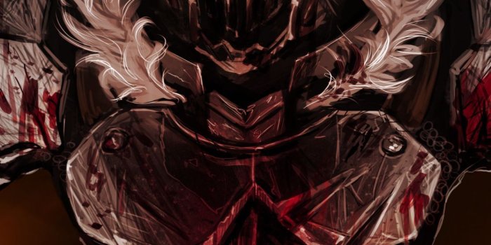 1125x2436 Anime, armour suit, dark, Goblin Slayer, 1125x2436 wallpaper | Anime