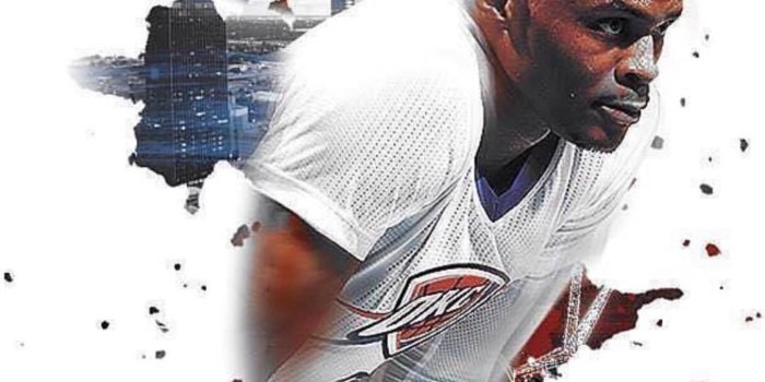 1125x2003 Fire Russell Westbrook wallpaper. : Thunder