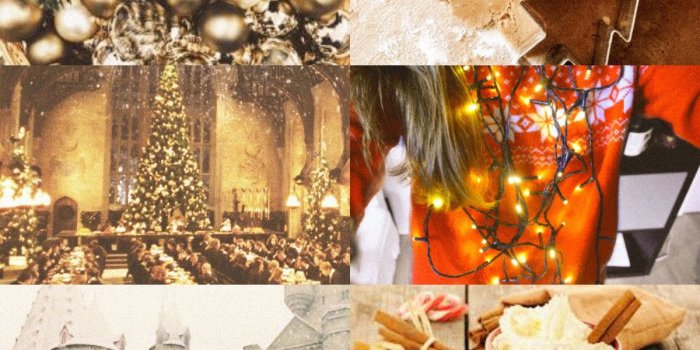 1200x1128 harry potter aesthetics: hufflepuff winter/christmas 1/2 | Unafraid