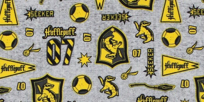 1200x1360 Harry Potter Cotton Fabric-Hufflepuff Pride