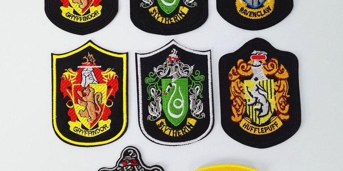 1300x1300 10 Designs Harry Potter Patch Badge Gryffindor Slytherin Ravenclaw  Hufflepuff School Embroidered Badge Christmas Gifts TY7-428