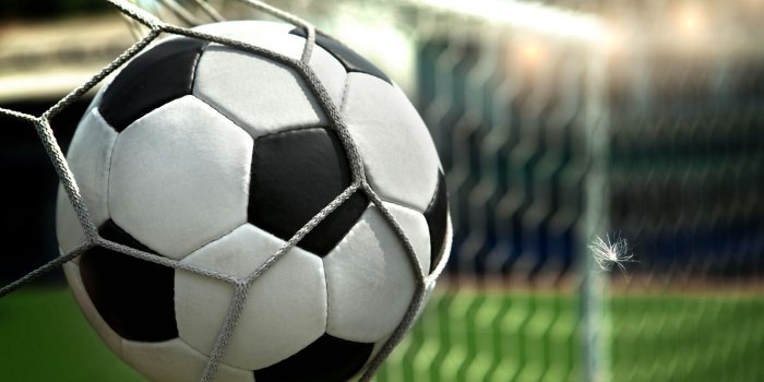 1920x1080 Download wallpaper 1920x1080 feather, football, goal, ball, net full