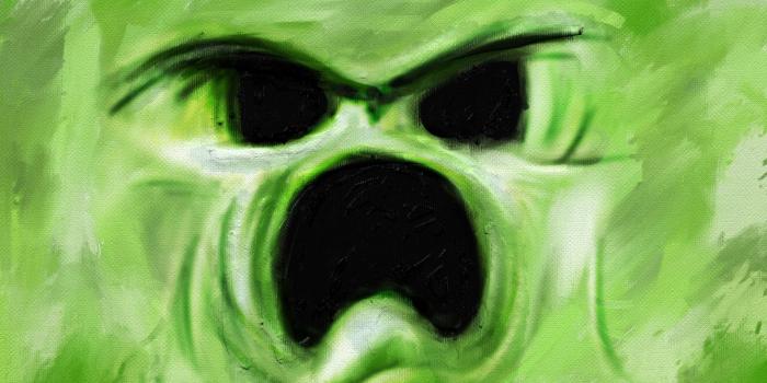 1600x1200 Creeper Face Wallpaper