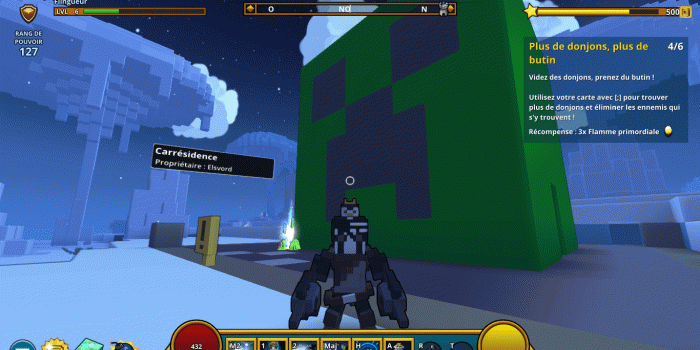 1366x768 My home is a Creeper head./ Ma Carrésidence est une tête de Creeper