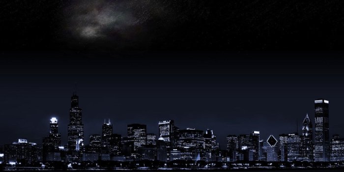 1366x768 Dark City Wallpapers Desktop Background