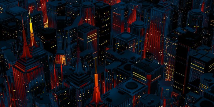3072x1728 A Dark City Vector Qhd Wallpaper | cultracing