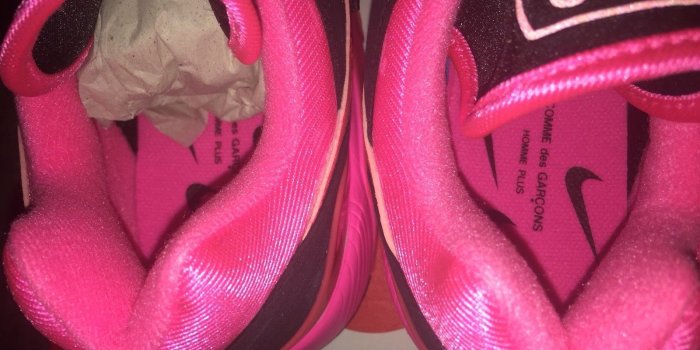 1600x1200 Nike Comme Des GARCONS Air Max 180 CDG Mens SNEAKERS 9 Black Pink Ao4641 601