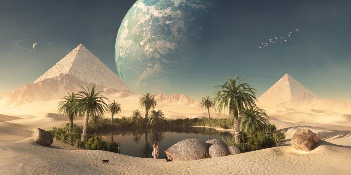 1920x1080 54+ Desert Oasis Wallpapers on WallpaperPlay