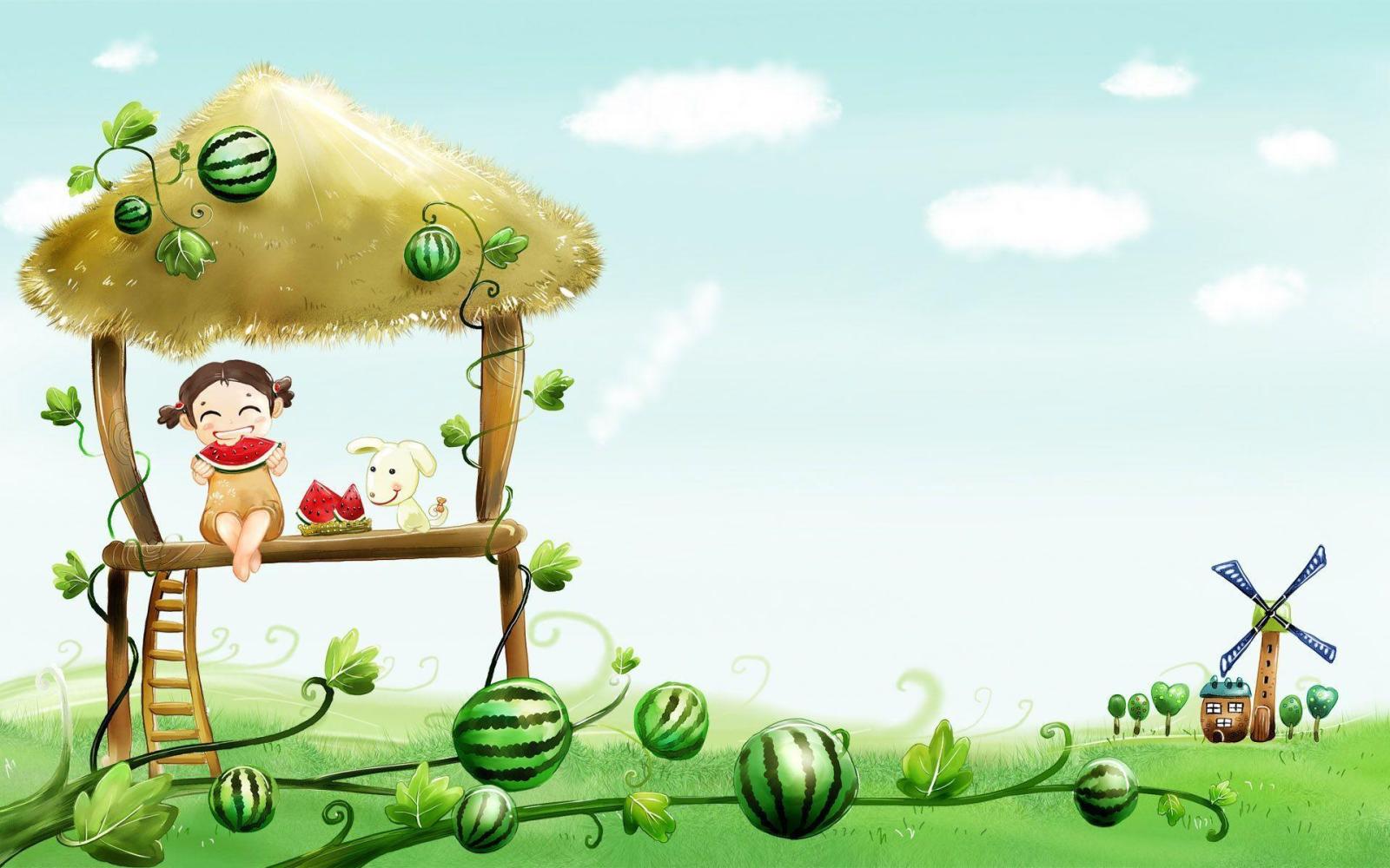 1920x1200 Cute Cartoon Wallpaper (27+ images) on Genchi.info
