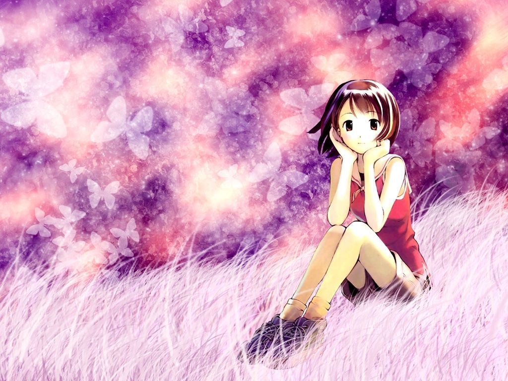 1024x768 Cute Cartoon Girl Wallpaper(33+) Wallpaper Collections