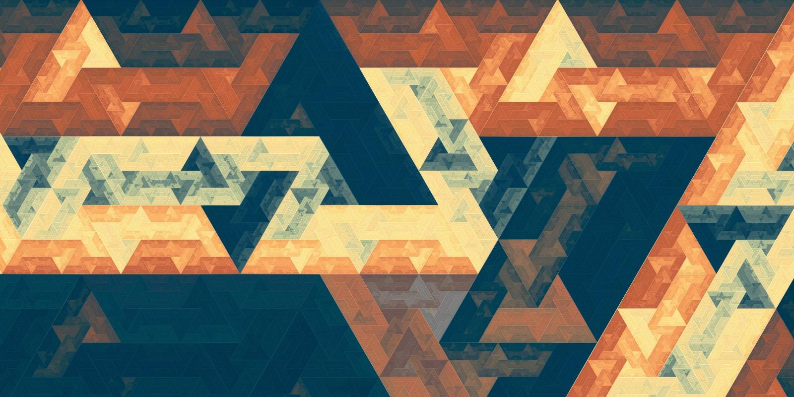 3200x1600 2815612 fractal apophysis fibonacci sequence hexagon triangle