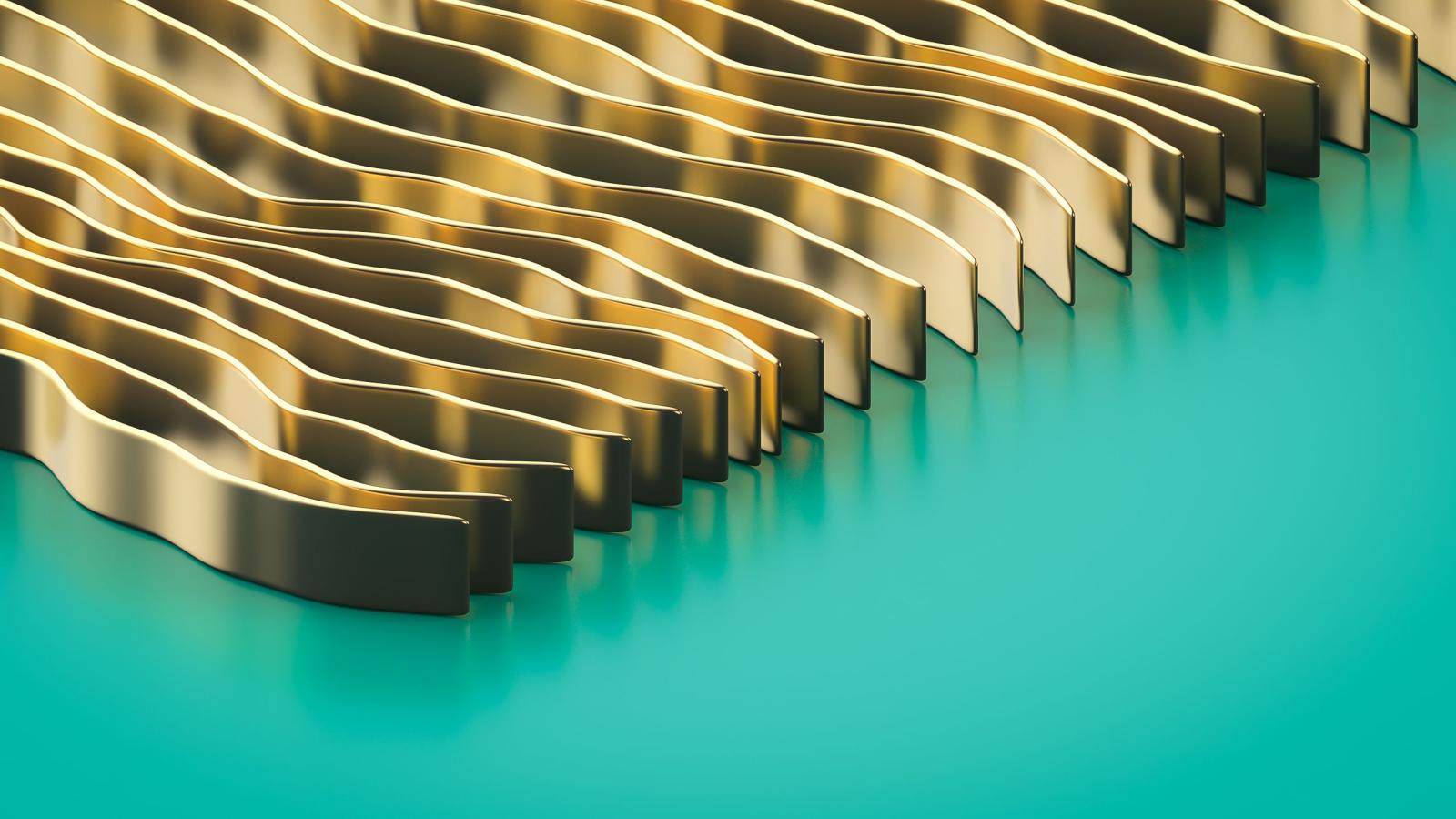 2560x1440 121041 #Metal, #3D, #Gold | Abstract wallpapers and backgrounds