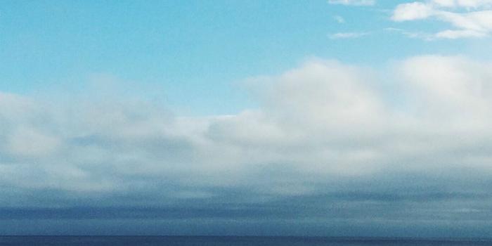 1080x1920 Ocean Blue Sky Cloud Nature #iPhone #6 #plus #wallpaper