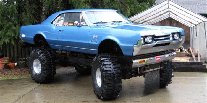 1920x1080 Find of the Week: Oldmobile-International Harvester Off-Road Cutlass