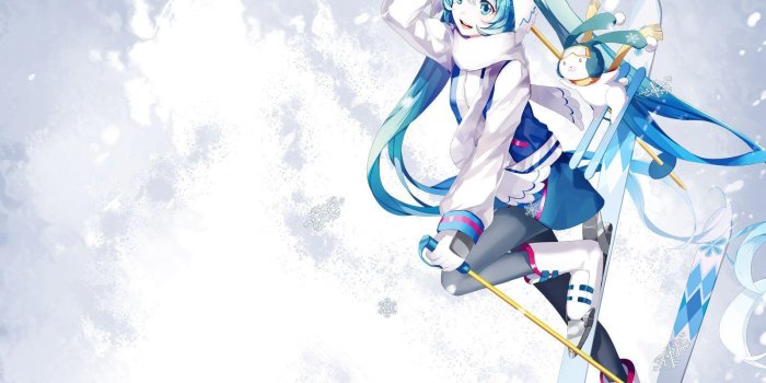 1600x1200 Snow Miku Wallpapers