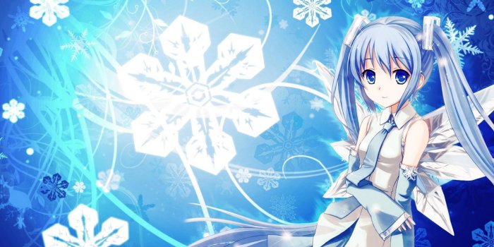 1920x1200 Snow Miku Wallpapers
