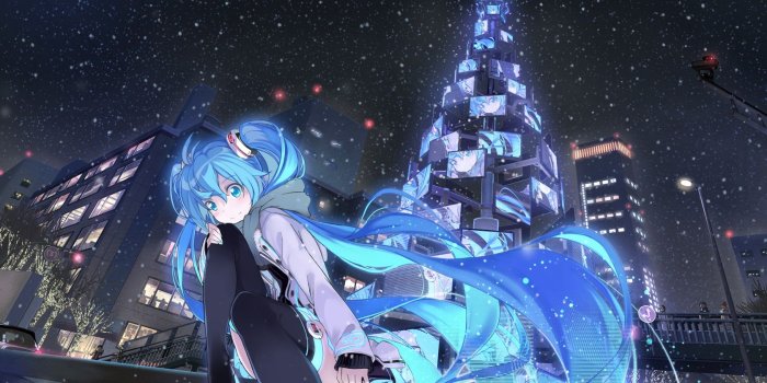 1680x1050 4578782 #Hatsune Miku, #winter, #snow, wallpaper | Anime wallpapers