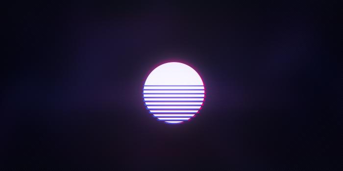 3840x2160 Synthwave white sun 4k Ultra HD Wallpaper | Background Image