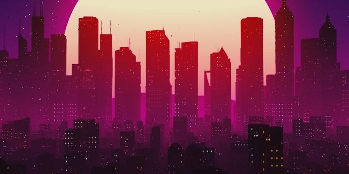 1200x1200 Steam Workshop :: Synthwave City by VISUALDON (Loop)