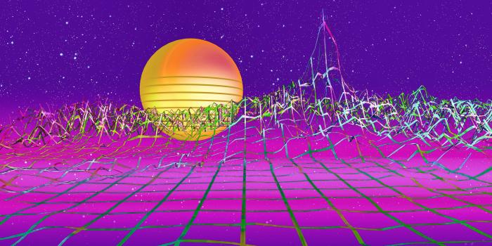 3840x2160 Download wallpaper 3840x2160 retrowave, art, retro, synthwave, sun
