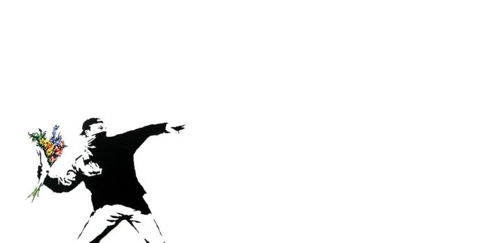 1280x1024 graffiti, Banksy, street art, artwork, anarchist :: Wallpapers