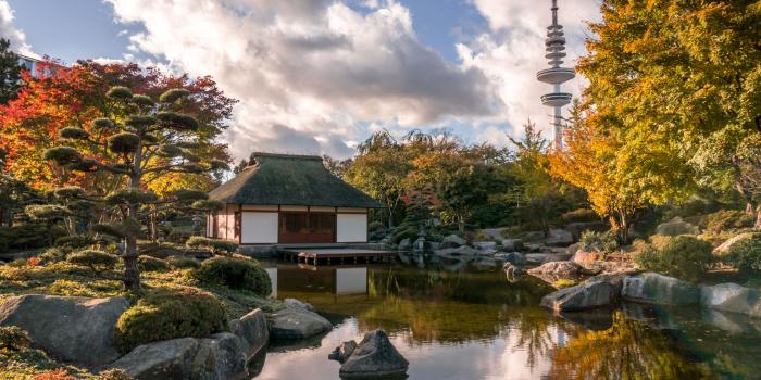 5120x3200 Japanese Garden Hamburg HDR ❤ 4K HD Desktop Wallpaper for 4K Ultra
