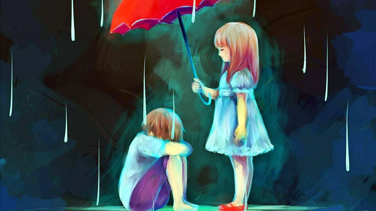 1280x720 Anime Sad Couple Wallpapers