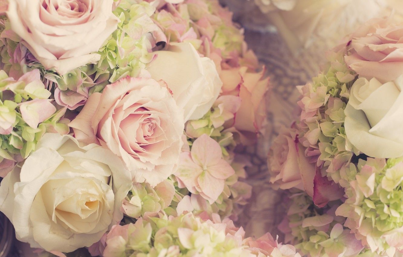 1332x850 Wallpaper flowers, roses, bouquet, wedding, flowers, bouquet, roses