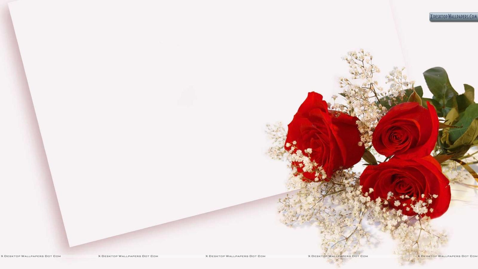 1920x1080 Wedding Flowers With Envelope Wallpaper