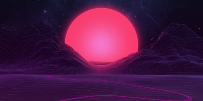 1920x1080 Art, Retro, Sunset, Synthwave HD Wallpaper & Background • 35477 • Wallur