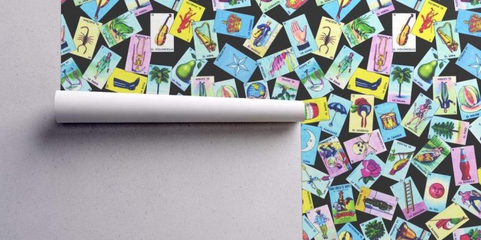 1024x1024 Loteria Wallpaper Roll - Mexican Mexico Cards Loteria Cards Tarot by