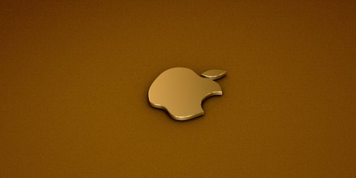 1920x1200 Gold Apple Logo Wallpaper #6957518