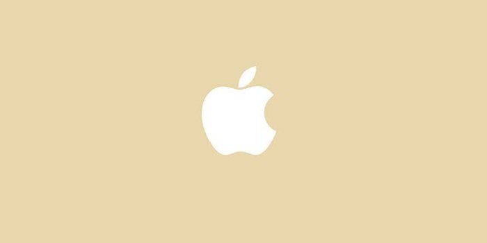 750x1334 iPhone7papers - va55-simple-apple-logo-gold-minimal