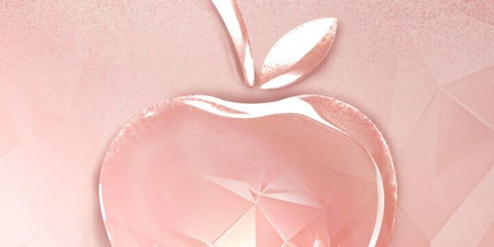 720x1280 ArtStation - Cute Rose Gold Crystal Apple, Rucha Rane