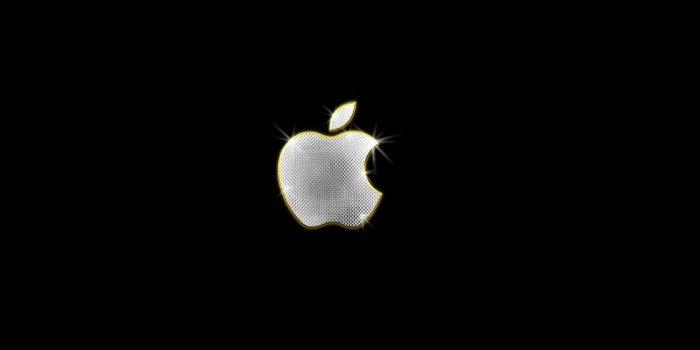 1680x1050 Golden Apple Logo Wallpaper Hd | Babangrichie.org