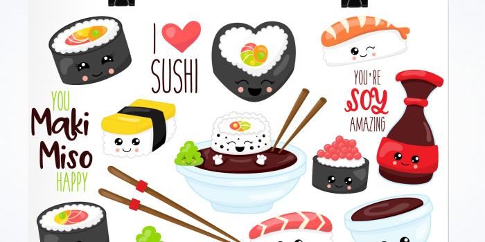 2417x1609 Kawaii clipart sushi for free download and use images in