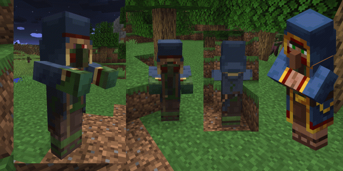 1920x1080 I created a zombie wandering trader as there is none in vanilla