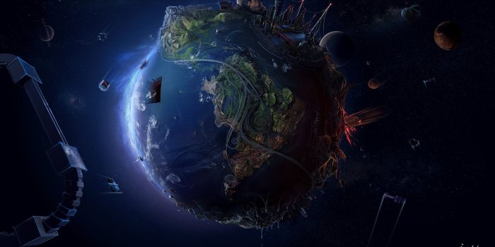 1920x1080 Earth In The Future Hd Desktop Wallpaper High Definition - Earth