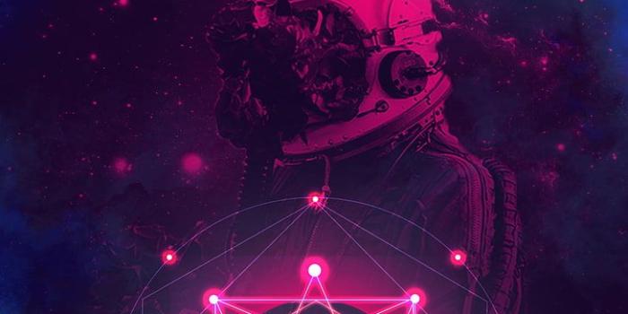 728x1092 HD wallpaper: black and red LED light, Photoshop, neon, space, stars