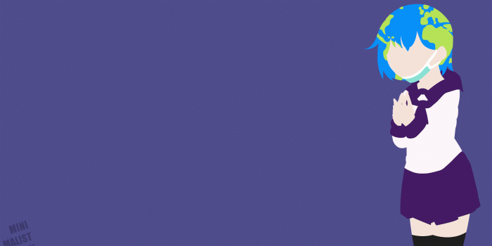 4020x2261 Earth-chan Minimalist Wallpaper : Animewallpaper