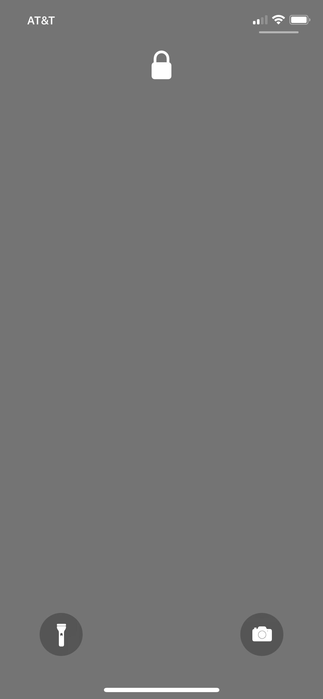 1125x2436 The lock screen on my iPhone X is grey despite the wallpaper being a