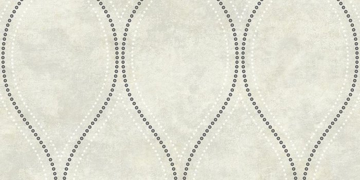 1000x1000 60.8 sq. ft. Eira Ivory Marble Ogee Wallpaper