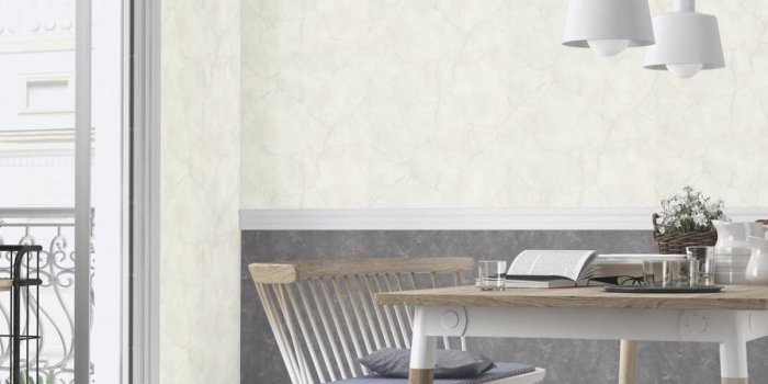 898x898 BasiXs Ivory White Marble Effect Wallpaper