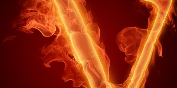720x1280 720x1280 latinika, v, fire, flame, litera, letter, alphabet desktop