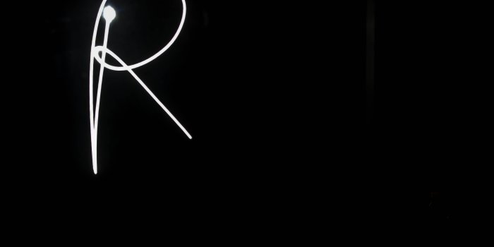 3872x2592 wallpaper letter, neon, light art, backlight, dark background HD