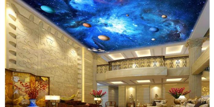1071x858 Custom photo wallpaper 3d ceiling murals wallpaper HD beautiful universe  space galaxy nebula starry sky ceiling zenith mural papel de parede