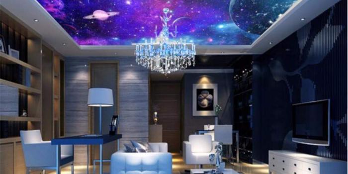 1000x1000 Amazon.com: Pbldb High Fashion Decorative Wallpaper Colorful Galaxy