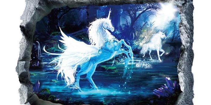 1001x1001 Blue Sky/Cartoon /Universe Galaxy 3D Wall Stickers PVC Material Decals DIY  Removable Home Decor for Kids Rooms Ceiling Wallpaper