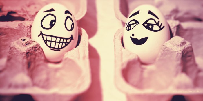 3839x2400 Pink Egg Love, Funny Faces, Happy Easter widescreen wallpaper | Wide