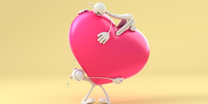 2560x1600 Heavy Love Funny 3D wallpaper